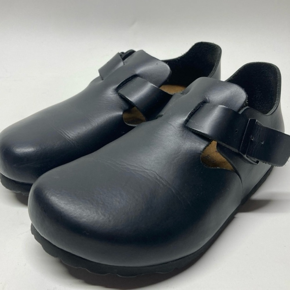 Birkenstock London shoe - oiled leather - black - size 37